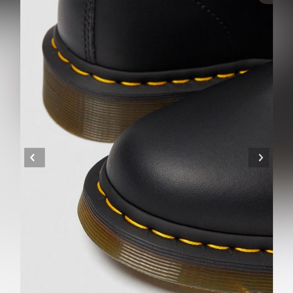 Dr. Martens Vegan 1460 Felix Lace Up Boots-Black Felix Rub Off - Picture 4 of 7